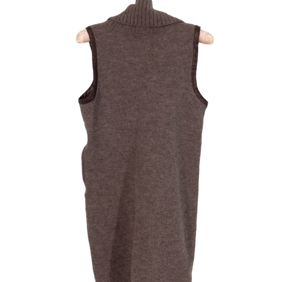 LOFT Merino Wool Sleeveless Turtleneck Tunic Sweater | US 4 - Picture 2 of 9